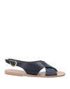 Ancient Greek Sandals Sandals In Dark Blue