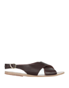 Ancient Greek Sandals Sandals In Dark Brown