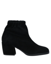 LORIBLU LORIBLU WOMAN ANKLE BOOTS BLACK SIZE 7 CALFSKIN