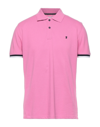 Jaggy Polo Shirts In Pink