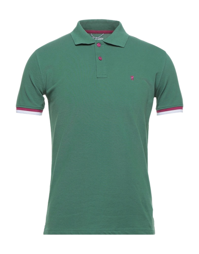 Jaggy Polo Shirts In Green