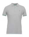 Jaggy Polo Shirts In Light Grey