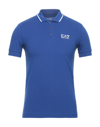 Ea7 Polo Shirts In Blue