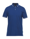 Armani Exchange Polo Shirts In Blue