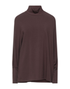 Majestic T-shirts In Dark Brown