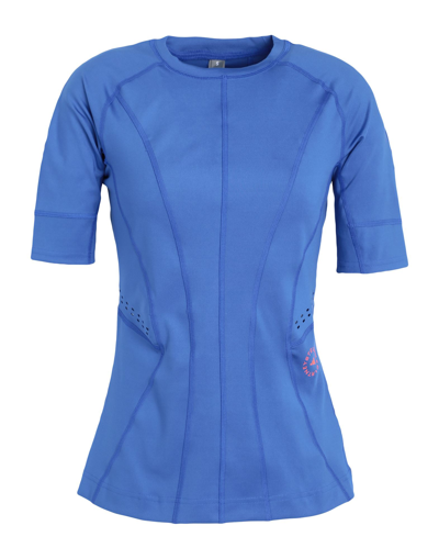 Adidas By Stella Mccartney T-shirts In Blue