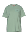 Ndegree21 T-shirts In Sage Green
