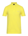 Armani Exchange Polo Shirts In Yellow