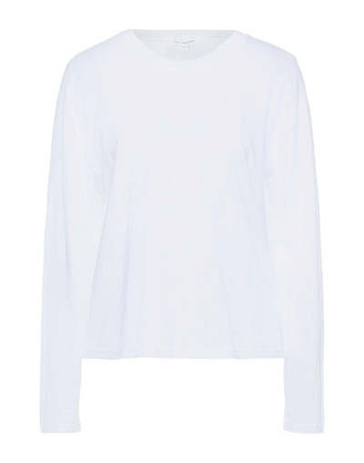 James Perse T-shirts In White