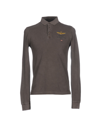 Aeronautica Militare Polo Shirts In Dark Brown