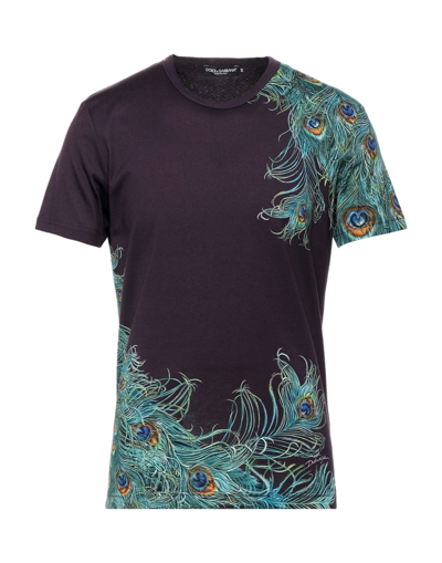 Dolce & Gabbana T-shirts In Deep Purple