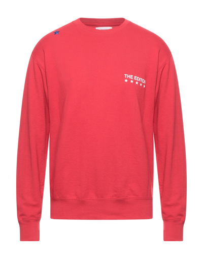 The Editor Sweatshirts In Red