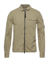 C.p. Company Shirts In Khaki