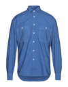 Aspesi Shirts In Blue