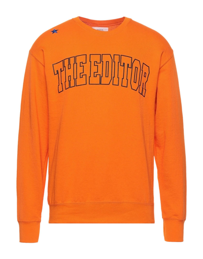 The Editor Sweatshirts In Orange