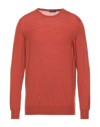 Drumohr Sweaters In Rust