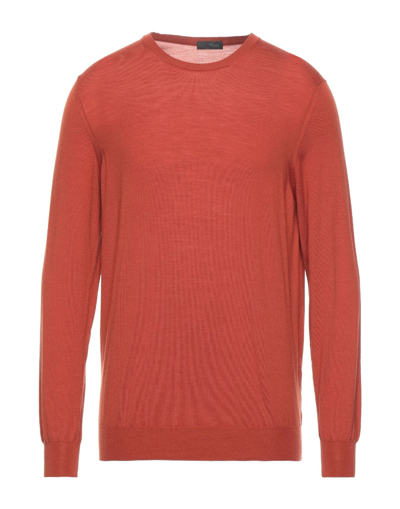 Drumohr Sweaters In Rust