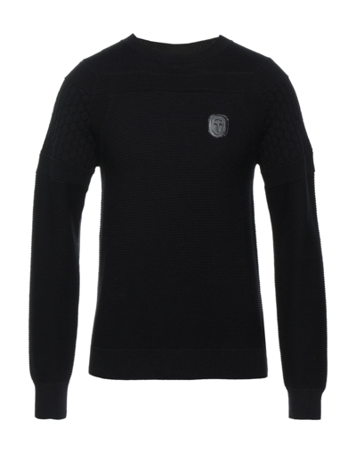 Frankie Morello Sweaters In Black