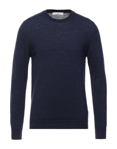 Grey Daniele Alessandrini Sweaters In Blue