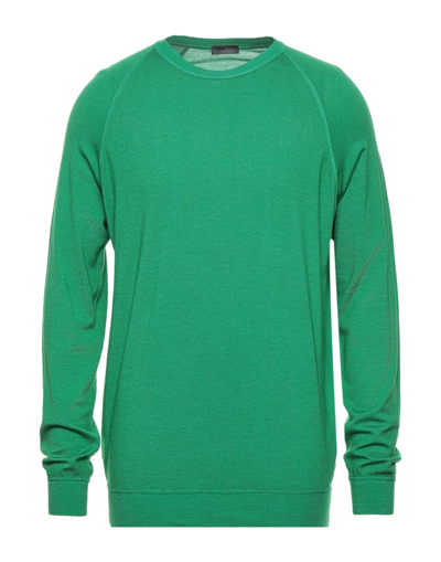 Drumohr Sweaters In Emerald Green