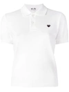 COMME DES GARÇONS PLAY HEART PATCH POLO SHIRT,AZT20511735640