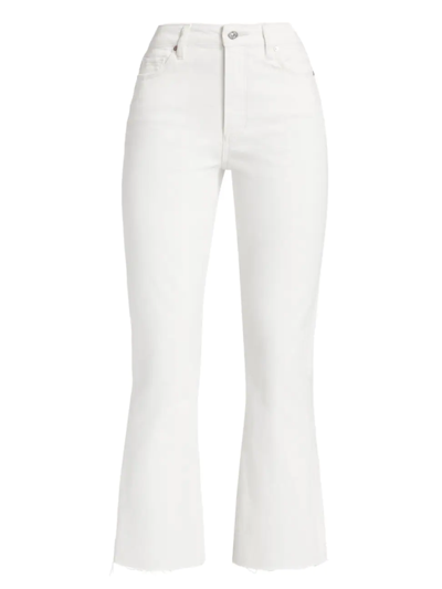 Paige Colette High Rise Cropped Flare Jeans In Golden Sand