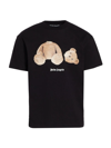 Palm Angels Broken Bear Graphic T-shirt In Black