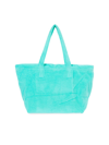 Vilebrequin Turtle Print Cotton Tote In Nenuphar