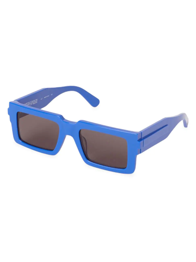 Marcelo Burlon County Of Milan Marcelo Burlon Men's Blue Acetate Sunglasses
