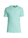 Atm Anthony Thomas Melillo Slub Jersey Short Sleeve Tee In Heather Iceberg