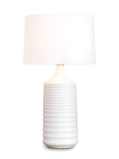 Regina Andrew Coastal Chic Living Temperance Ceramic Table Lamp In White