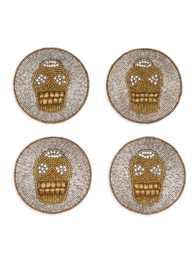 Joanna Buchanan Skull Coasters 4-piece Set