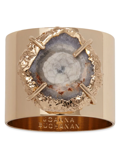 Joanna Buchanan Quartz Crystal Napkin Rings, Set Of 2 In Gray