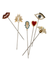 Joanna Buchanan Lucky Charm Cocktail Picks In Multi