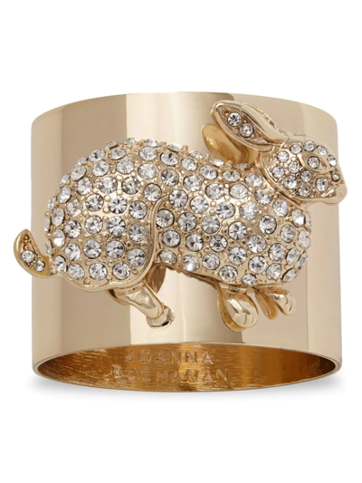 Joanna Buchanan Bunny 2-piece Napkin Ring Set In Gold