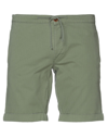 Vintage 55 Man Shorts & Bermuda Shorts Military Green Size 40 Cotton
