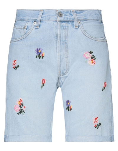 Semicouture Denim Shorts In Blue