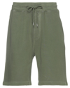 Sundek Man Shorts & Bermuda Shorts Military Green Size Xxl Cotton