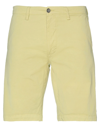 Alley Docks 963 Man Shorts & Bermuda Shorts Light Yellow Size 36 Cotton, Elastane