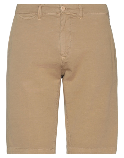 Uniform Man Shorts & Bermuda Shorts Sand Size 31 Cotton, Linen, Lycra In Beige