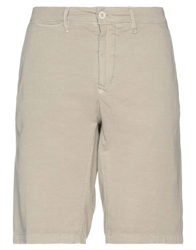 Uniform Man Shorts & Bermuda Shorts Grey Size 36 Cotton, Linen, Lycra