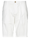 Impure Man Shorts & Bermuda Shorts White Size 34 Cotton, Elastane