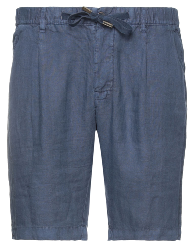 Alley Docks 963 Man Shorts & Bermuda Shorts Blue Size 38 Linen