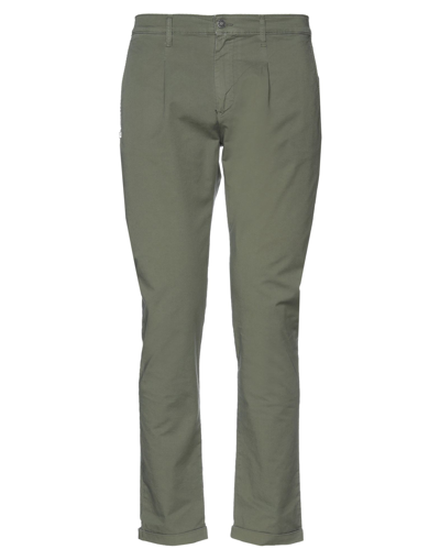 Grey Daniele Alessandrini Pants In Green