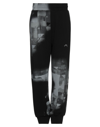 A-cold-wall* Brushstroke-print Cotton-jersey Track Pants In Black