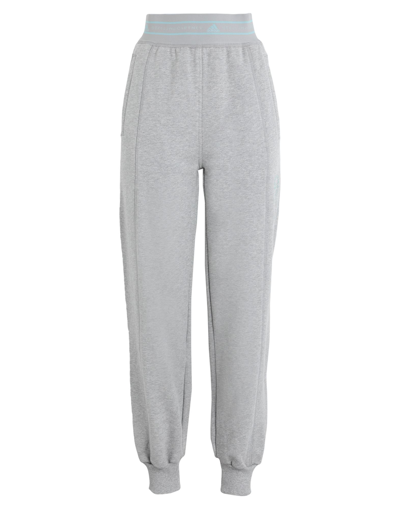 Adidas By Stella Mccartney Logo-print Organic Cotton Track Pants In Grey