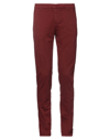 Dondup Pants In Brick Red