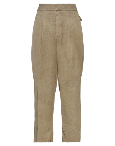 Dondup Woman Pants Military Green Size 30 Viscose