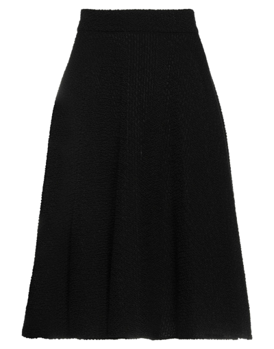 Dolce & Gabbana Midi Skirts In Black