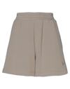 Federica Tosi Woman Shorts & Bermuda Shorts Light Brown Size 6 Cotton, Polyester In Beige